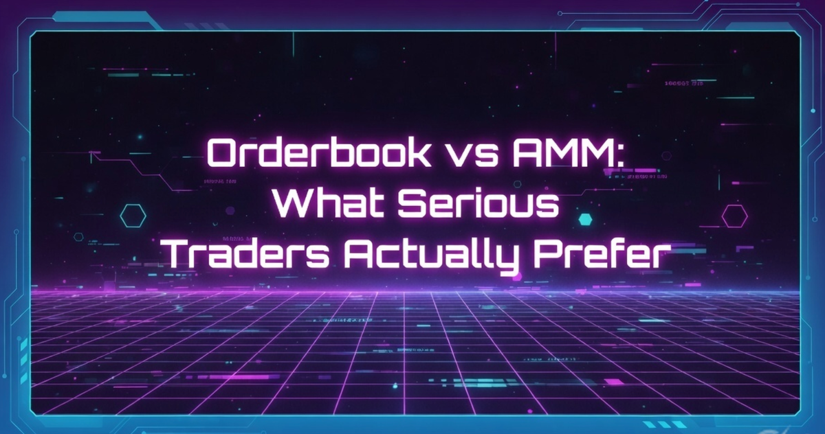 Orderbook vs AMM: What Serious Traders Actually Prefer