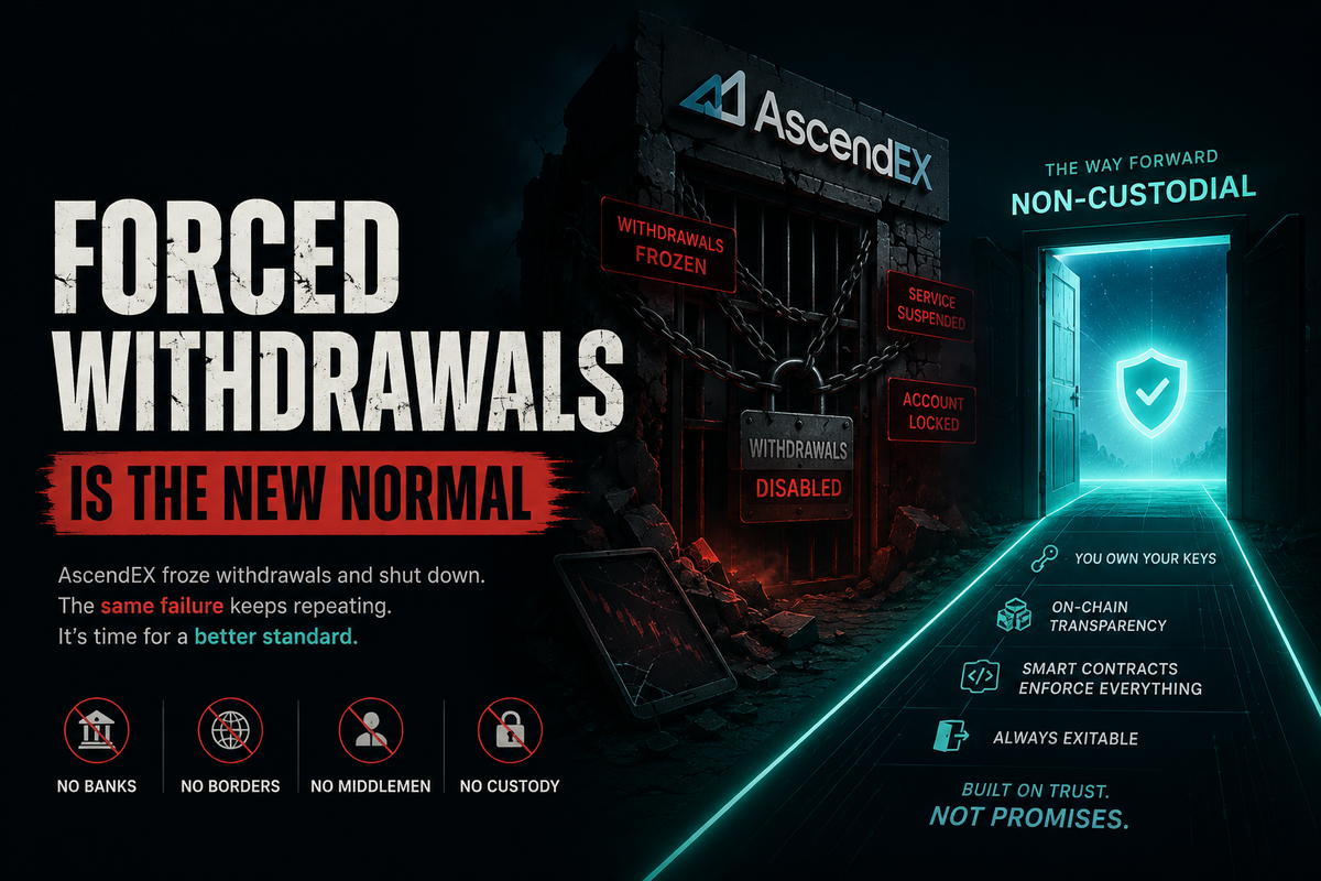 The AscendEX Collapse and Why Kalqix Users Can Always Withdraw