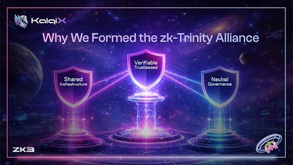 Why We Formed the ZK-Trinity Alliance