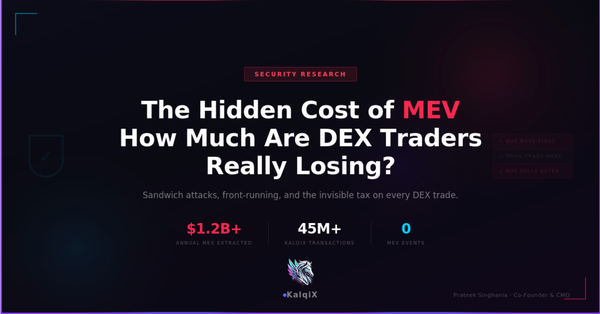 The Hidden Cost of MEV: How Much Are DEX Traders Really Losing?